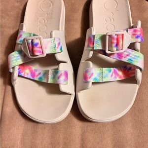 Chaco Kids Sandals - Tie-Dye Straps